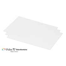 25 cartes Pollen 158x222 mm  - Blanc