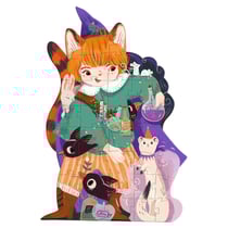 Puzzle 36 pièces avec miniature - Pio le magicien