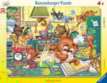 Puzzle cadre 30-48 pièces - Les chatons en folie