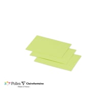 25 cartes Pollen 70x95 mm - Vert bourgeon