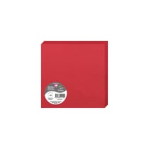 25 cartes pliées Pollen 160x160 mm  - Rouge groseille