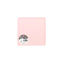 25 cartes pliées Pollen 160x160 mm  - Rose