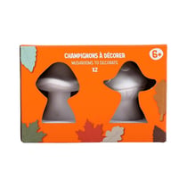 Champignons en céramique à décorer x2