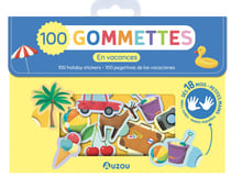 100 gommettes - En vacances