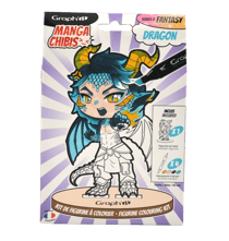 Kit de figurine à colorier Graph'it - Manga chibis Dragon