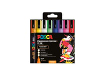 Lot de 8 marqueurs pointe moyenne - Posca - Edition POP