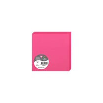 25 cartes pliées Pollen 135x135 mm  - Rose fuchsia