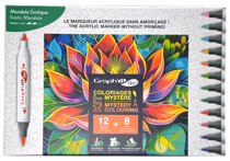 Kit coloriage mystère - Graph'it Go - Mandala exotique