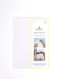 Feuille de papier transfert soluble pour broderie DMC - A47 21 x 29,7 cm - Blanc