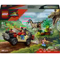 LEGO® 76972 - Le vélociraptor et l’évasion en 4x4 - Jurassic World