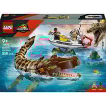 LEGO® 76974 - Le bateau en mission et le mosasaure en briques - Jurassic World