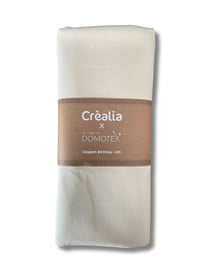 Tissu en gabardine uni Domotex - 200 x 150 cm - Écru