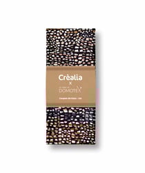 Tissu en viscose Domotex - 200 x 150 cm - Noir / Marron