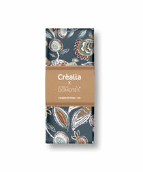 Tissu en viscose Domotex - 200 x 150 cm - Ardoise / Toffee