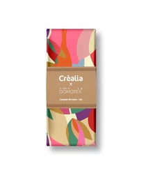 Tissu en viscose Domotex - 200 x 150 cm - Orange / Rose