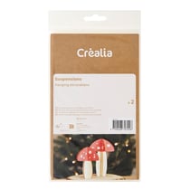 Champignons 3D à monter x2 – Créalia