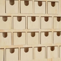 Calendrier de l’Avent en bois - Sapin tradition - Créalia