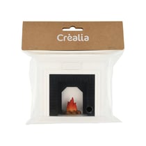  Cheminée miniature avec feu - Créalia