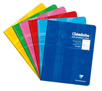 1 cahier - 17 x 22 cm - Spécial maternelle - Clairefontaine - 32 pages grands carreaux - Coloris assortis