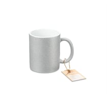 Mug sublimable - argenté - 340 ml - Créalia