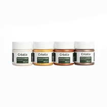 Lot de 4 peintures acrylique - Noël tradition - 45ml - Créalia