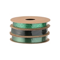 Lot de 3 rubans 3 mètres - Vert