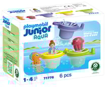PLAYMOBIL JUNIOR - Junior : Trio tasses flottantes & animau - 71776 - PLAYMOBIL Aqua