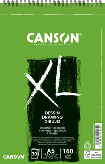 Album XL Canson - Draw 30 feuilles - A5 14,8 x 21 cm
