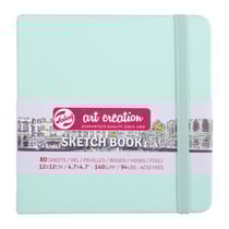 Carnet de croquis Talens - Menthe fraîche - 12 x 12 cm - Art Creation - 80 feuilles