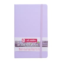 Carnet de croquis Talens - Violet pastel - 13 x 21 cm - Art Creation - 80 feuilles
