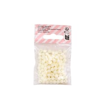 Lot de 100 perles rondes La Petite Epicerie - 6 mm - Beige pastel