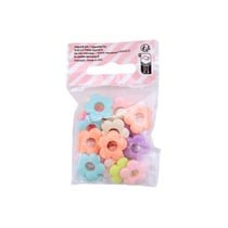 Lot de 20 perles fleurs La Petite Epicerie - 19 mm - Pastel