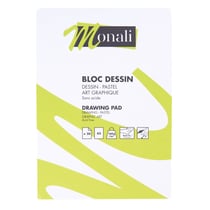 Bloc dessin A4 – 20 feuilles – 160 g/m² - Monali