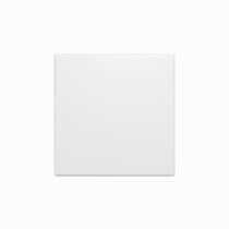 Carreau céramique sublimable - 15 x 15cm - Blanc - Créalia
