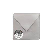 20 enveloppes Pollen 165x165 mm - Argent