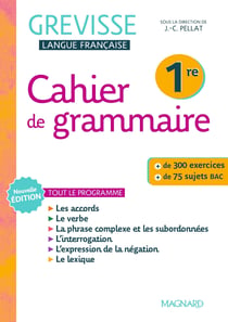 Cahier Grevisse 1re (2025)