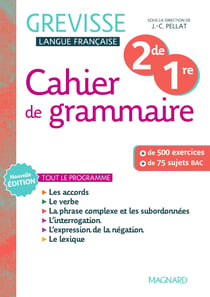 Cahier Grevisse 2de / 1re (2025)