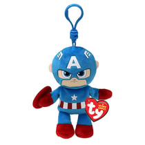 Porte-clés peluche Captain America - Marvel Soft Clip