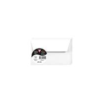 20  enveloppes Pollen 90x140 mm  - Blanc