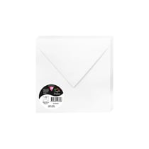 20 enveloppes Pollen 165x165 mm - Blanc