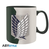 Mug emblème du bataillon d'exploration - Attack on Titan - 460 ml - Abystyle