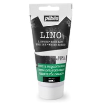 Tube de 80 ml d'encre pour linogravure Pébéo - Lino - vert de phtalocyanine