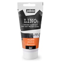 Tube de 80 ml d'encre pour linogravure Pébéo - Lino - orange