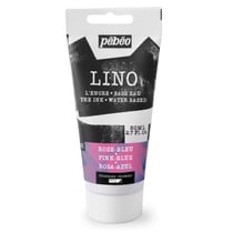 Tube de 80 ml d'encre pour linogravure Pébéo - Lino - duochrome rose-bleu