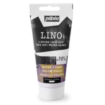 Tube de 80 ml d'encre pour linogravure Pébéo - Lino - duochrome jaune-violet