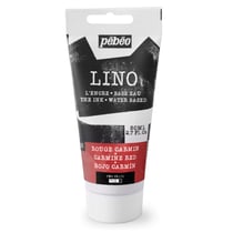Tube de 80 ml d'encre pour linogravure Pébéo - Lino - rouge carmin