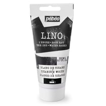 Tube de 80 ml d'encre pour linogravure Pébéo - Lino - blanc de titane