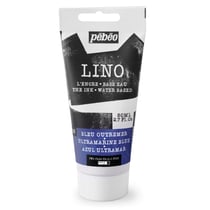 Tube de 80 ml d'encre pour linogravure Pébéo - Lino - bleu outremer