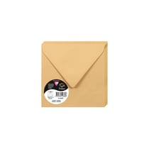20  enveloppes Pollen 140x140 mm  - Caramel
