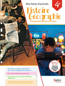 Mes fiches d'activités histoire geographie, EMC, 4ème (édition 2025)